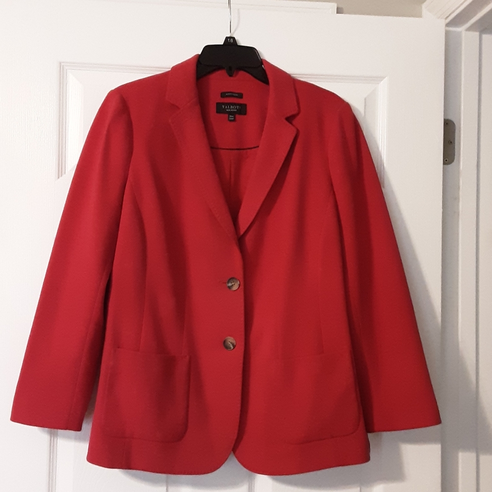 Talbots Aberdeen Style Cotton blend blazer